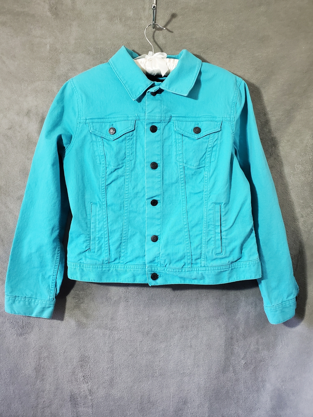 Talbots Turquoise Denim Jacket